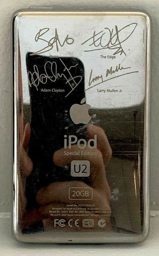 U2 iPod (non -,  parts only) BOX,  fold - out poster,  flyer / coupon 7