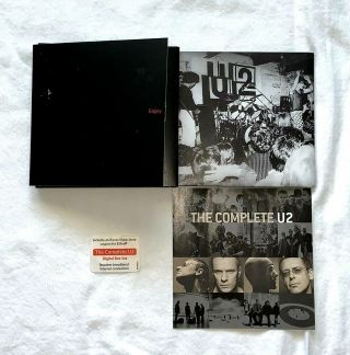 U2 iPod (non -,  parts only) BOX,  fold - out poster,  flyer / coupon 8