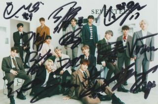 Seventeen All Member An Ode Autographed Photo
