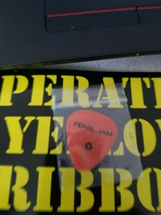 Pearl Jam Pick Stone Gossard " Avocado " Guitar Pick