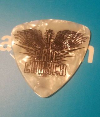 2019 Eric Church Tour Guitar Pick Picked Up From Floor The Backline Truck A