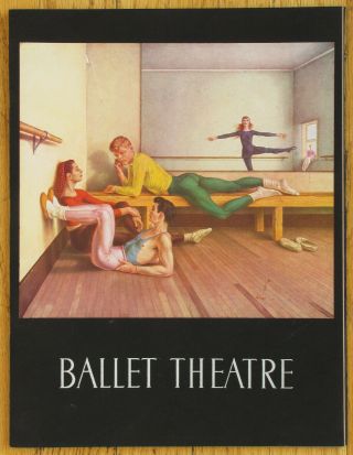 The Ballet Theatre Program,  Dance Portraits (george Platt Lynes) - 1951 - 52