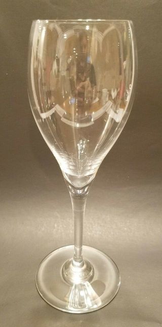 Rare Size 9 1/8 " Baccarat Crystal St Remy Tall Water Goblet Glass Signed Vintage