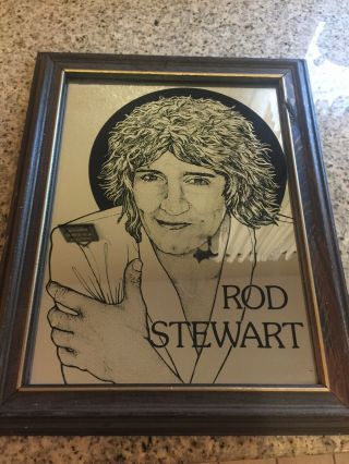 Rod Stewart 1980’s Carnival Mirror 11x14