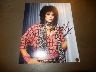 Joan Jett Hand Signed 8x10 Photo - The Runaways/blackhearts - Rock Autograph