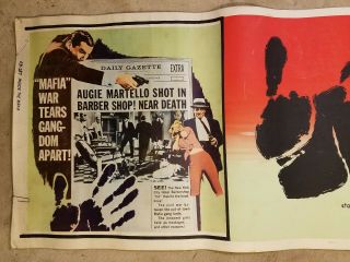 Inside The Mafia Cameron Mitchell 1959 24X82 movie poster banner 2
