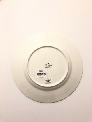 Kate Spade Nags Head Navy Kitchen Dinner Dishes Set Of 4 7