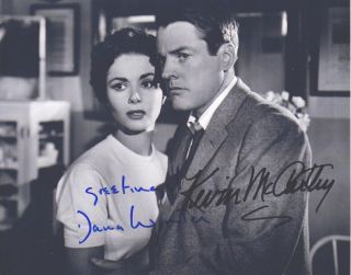 Signed B&w Photo Of Mccarthy & Wynter Of " Invasion Of The Body Snatcher