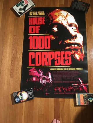 House Of 1000 Corpses Movie Poster 1 Sided 27x40 Sid Haig Rob Zombie