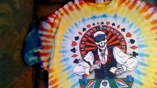 Vintage Men’s Grateful Dead 1991 Las Vegas Tie Dye T Shirt Size Large