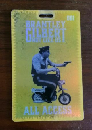 Brantley Gilbert - From 2019 " Not Like Us " Tour - All Access Pass