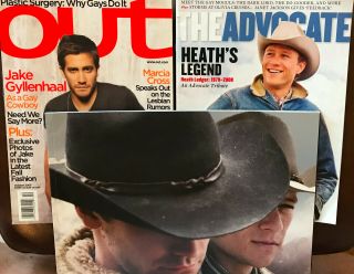 Brokeback Mountain Movie Book,  2 Magazines Featuring Heath & Jake
