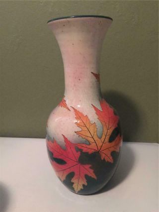 WIZARD OF CLAY HAND CRAFTED POTTERY - FALL FOLIAGE 11 