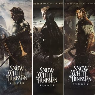 Snow White And The Huntsman Poster Ds Set Of 3 27 X 40 Chris Hemsworth