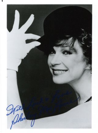 52750323 - Shirley Maclaine Autograph Photo 5x7 "