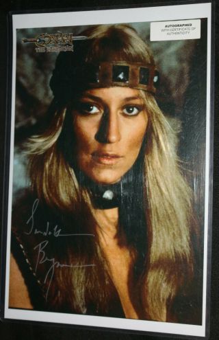 Sandahl Bergman From Conan The Barbarian Autograph With (ex) Signed