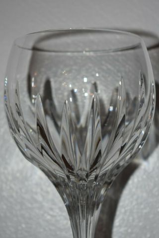 Stunning Single French Baccarat Crystal Massena,  White Wine Glass 5.  9  Tall 3