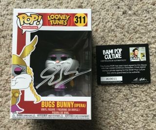 Eric Bauza Signed Autographed Bugs Bunny Opera Funko Pop Figure Bam Box