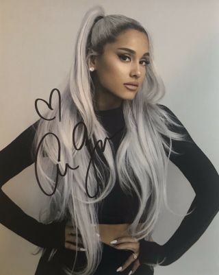 Ariana Grande Signed Autographed 8x10 Photo Sexy