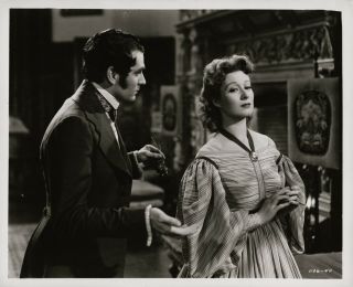 Greer Garson,  Laurence Olivier Orig 1940 Scene Still.  Pride And Prejudice