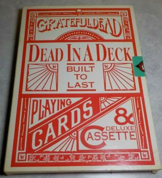 1989 Grateful Dead Dead In A Deck Built To Last Cassette Cards Arista Records