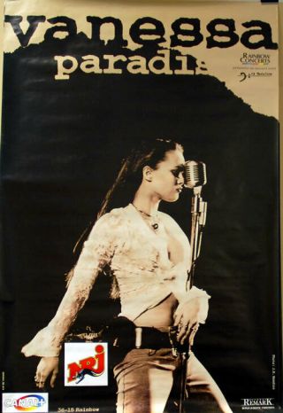 French Concert Poster Vanessa Paradis Poster Uk Promo 46 X 30