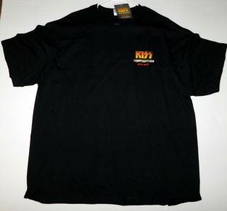 Kiss Band 2007 Coffeehouse Motorcycle T - Shirt Unworn 2xl Gene Ace Peter Paul