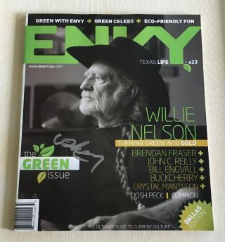 Country Music Legend Willie Nelson Signed Autographed Envy Tx.  Life Mag.