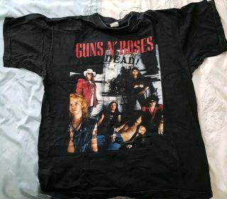Vintage Guns N Roses T Shirt Use Your Illusion Tour 91 X Large