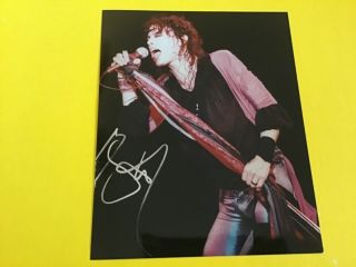 Steven Tyler Of Aerosmith (8x10 Autographed Photo) With