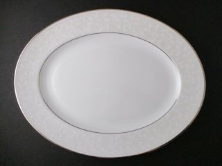 Lenox Opal Innocence Oval Platter - 13 1/8 " 0806j