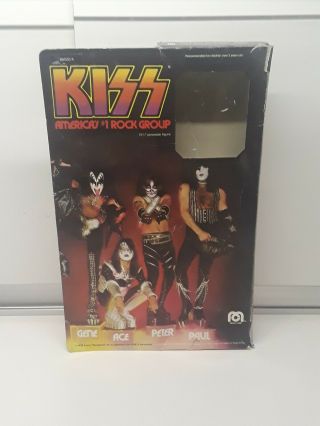 Kiss Ace Frehley Mego Doll Box Rare 1978