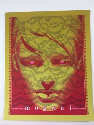 Mogwai - 2009 S/n Silkscreen Concert Poster - By Todd Slater