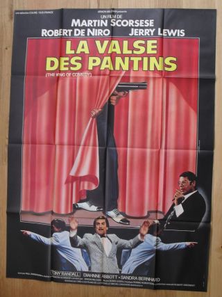 King Of Comedy Robert De Niro Scorsese French Movie Poster 63 " X47 " 