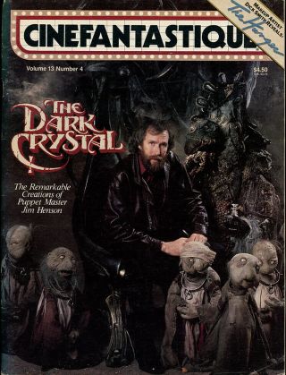 Cinefantastique.  1983.  The Dark Crystal.  Brian Froud.  Jim Henson.  Signed.