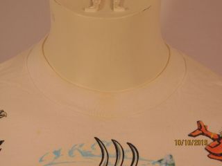 Grateful Dead Concert Tee Shirt 1995 Highgate Vermont,  XL,  Liquid Blue 3
