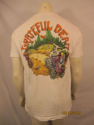 Grateful Dead Concert Tee Shirt 1995 Highgate Vermont,  XL,  Liquid Blue 5