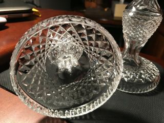 2 Sparkling Waterford Crystal ALANA Candlestick Holders 7 1/2 