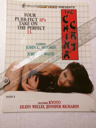 Mai Lin In The China Cat Video Promo Ad Slick Poster