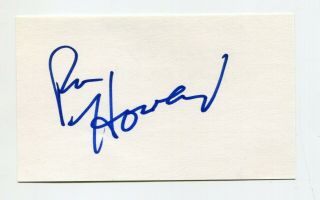 Autograph Ron Howard Actor Hollywood Movie Director