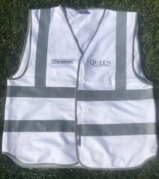 2019 Queen,  Adam Lambert Tour Local Crew Pushers Vest Not Poster Cd T - Shirt Xl