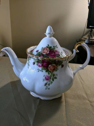 Royal Albert Teapot Old Country Roses