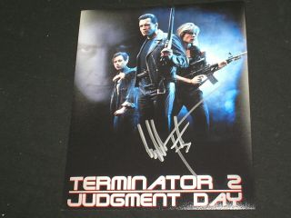 Edward Furlong Signed Terminator 2 Judgement Day 8x10 Photo Autograph