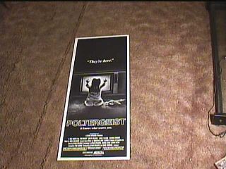 Poltergeist 1982 Orig Rolled Insert 14x36 Movie Poster Horror Classic Spielberg