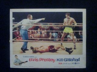 1962 Kid Galahad Rare Classic 11x14 Movie Lobby Card 5 Elvis Presley