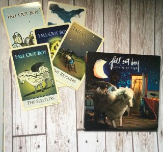 Fall Out Boy Infinity On High Cd,  2007 Tarot Cards Set Of All 5 Rare