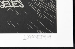 2009 Daniel Danger Concert Poster GRAILS Signed Numbered Art Print Screenprint 4