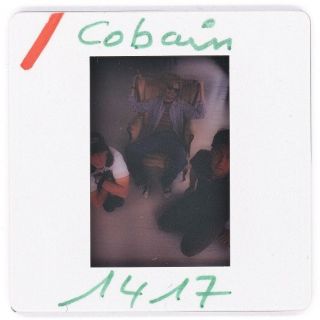 Nirvana Kurt Cobain Vintage 35mm Film Slide Transparency Photo Promo 15