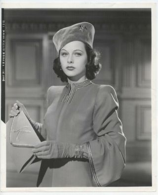 Hedy Lamarr 1940 Vintage Hollywood Glamour Portrait Stylish Star