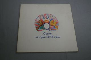 Vintage Queen A Night At The Opera 33 1/3 Rpm Record Album